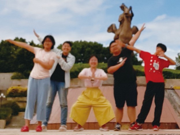 一同到戶外遊玩