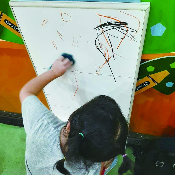 參與畢業旅行-畫畫